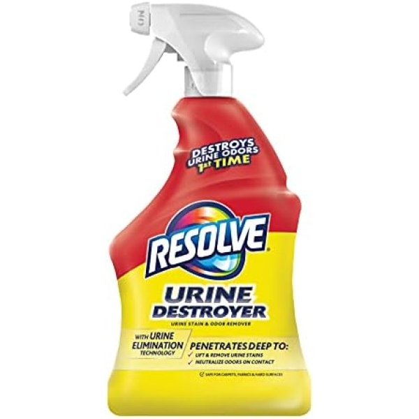 Resolve Urine Destroyer Spray, Stain & Odor Remover, 32 Fl Oz